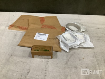 (1) Safety Relief Knuckle Valve, (69) Ring Spacers & Assorted Items