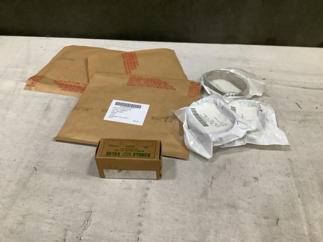 (1) Safety Relief Knuckle Valve, (69) Ring Spacers & Assorted Items (1) Safety Relief Knuckle Valve, (69) Ring Spacers & Assorted Items