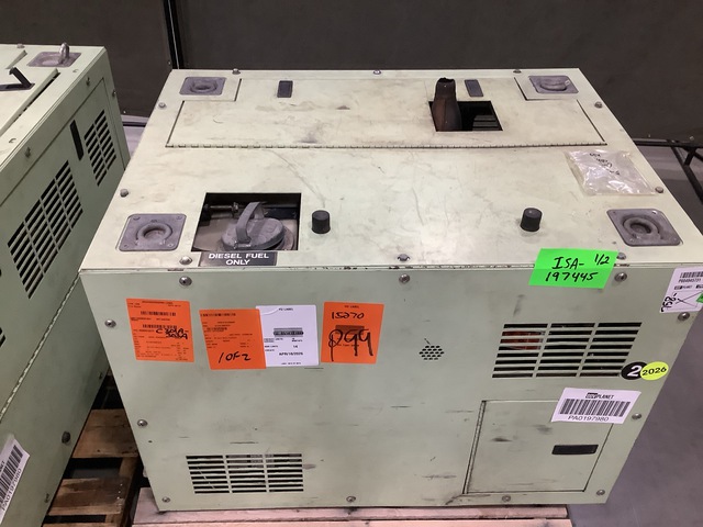 (2) Vanair Sentry 335 Rotary Screw Air Compressor-Generators