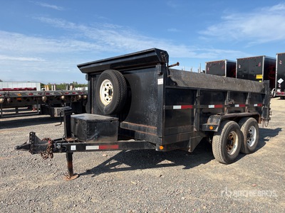 2011 8312D 12 ft T/A Dump Utility Trailer