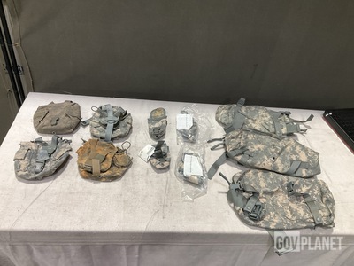 (75) Waist Packs, (134) Flash Bang Grenade Pouches & Assorted Items