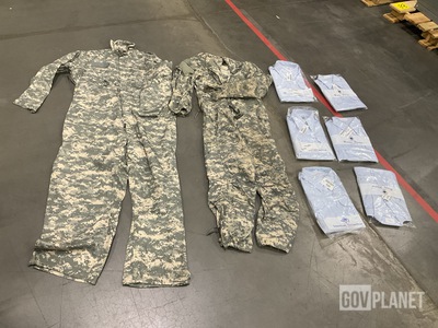 (102) Women's Shirts & (14) Pairs of Mechanic’s Coveralls
