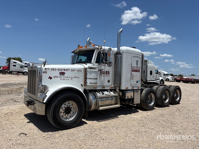 2002 Peterbilt 379 8x6 Tri/A Sleeper Truck Tractor