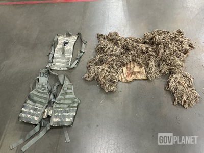 (30) Hydration Carriers, (4) Fighting Load Carriers & (1) Ghillie Suit Accessory