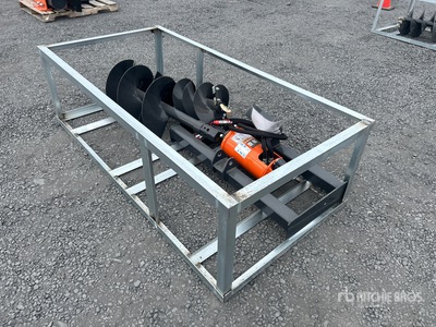 2026 Wolverine ADB-13-1218R Skid Steer Auger (Unused)