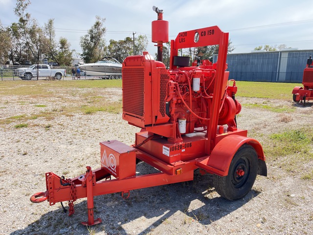2010 Godwin CD150M Trailer-Mounted Water Pump