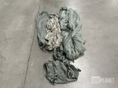 (9) Bivy Covers, (55) Stuff Sacks, (8) Sleeping Bags & Assorted Items