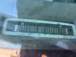 Frame Stamp Serial Number/VIN Photo
