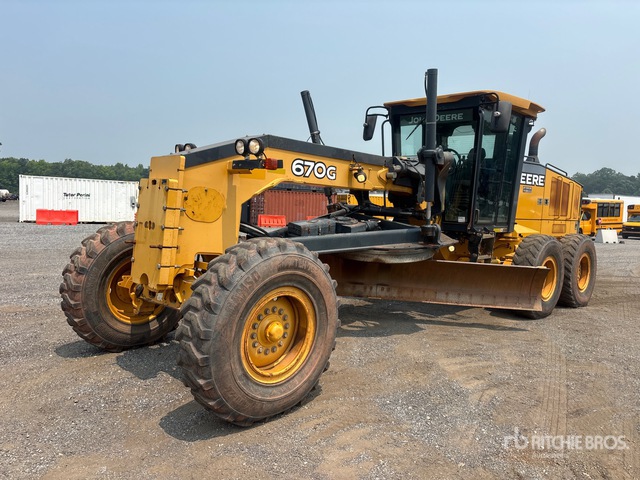 2012 John Deere 670G Motor Grader