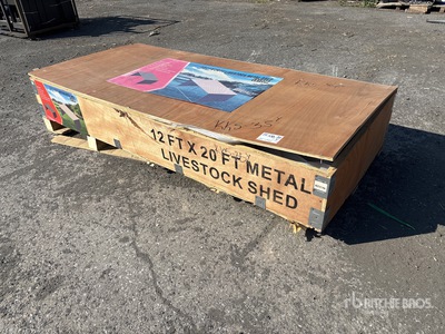 2026 AGR-LS1220 12 ft x 20 ft Metal Corral (Unused)