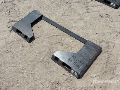 2026 Wolverine QMP1-16-10T Skid Steer Attachment Mounting Plate (Unused)