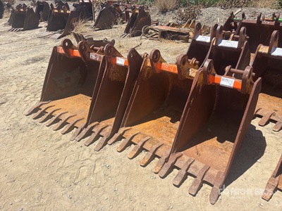 Quantity of (4) Digging 35", 11.5", 23", 17.5 Backhoe Rear Bucket - Fits Case 580M, Super M