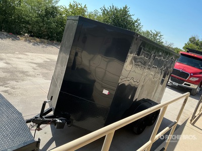 2025 MP Trailers 6X12TA 12 ft T/A Enclosed Trailer