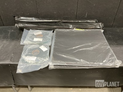(17) Cellular Rubber Sheets, (22') of Adhesive Rubber Tape & Assorted Items