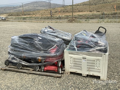 Quantity of (16) Lawnmower ورش و مخازن متنوعة