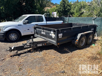 2013 Andersen 12 ft T/A Dump Utility Trailer