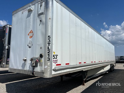 2018 Wabash DVCVHPC 53 ft x 102 in T/A Van Trailer