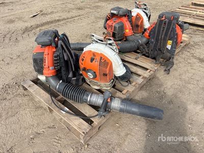 Quantity of (5) Backpack Leaf Blower