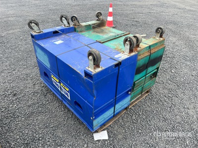 Quantity of (2) Knaack 4824 4 ft Tool Cabinet