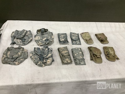 (114) Canteen Pouches, (350) M4 Two Mag Pouches & Assorted Items