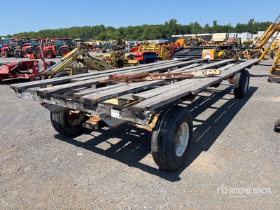 Horst 20W T/A Drawbar 8 ft x 20 ft Bale Wagon