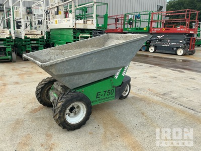 2018 Power Pusher E-750 Walk-Behind Electric Wheelbarrow