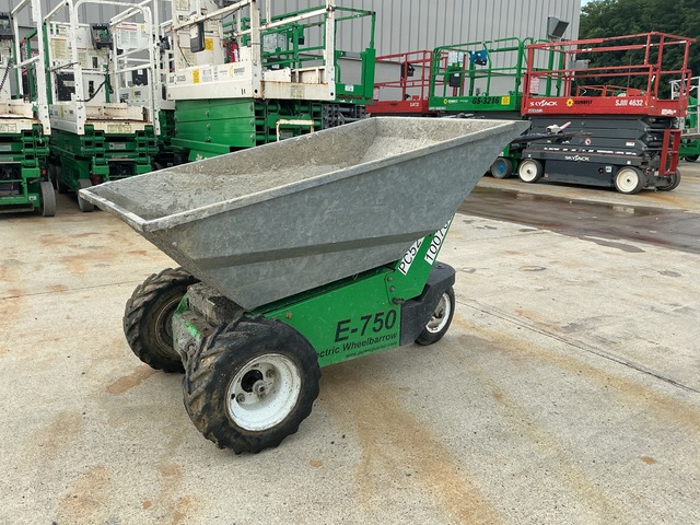 2018 Power Pusher E-750 Walk-Behind Electric Wheelbarrow