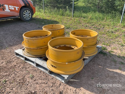 Quantity of (4) John Deere Loader Rims