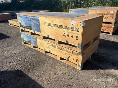 2026 AGR-MS2642 42 ft x 26 ft Metal Garage 貯蔵庫 (Unused)
