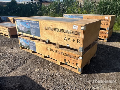 2026 AGR-MS2642 42 ft x 26 ft Metal Garage 貯蔵庫 (Unused)