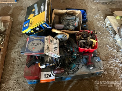 Corded Drill, Drill Bits, Corded Sander, Pneumatic Nailer, Circular Saw Blade & Guards