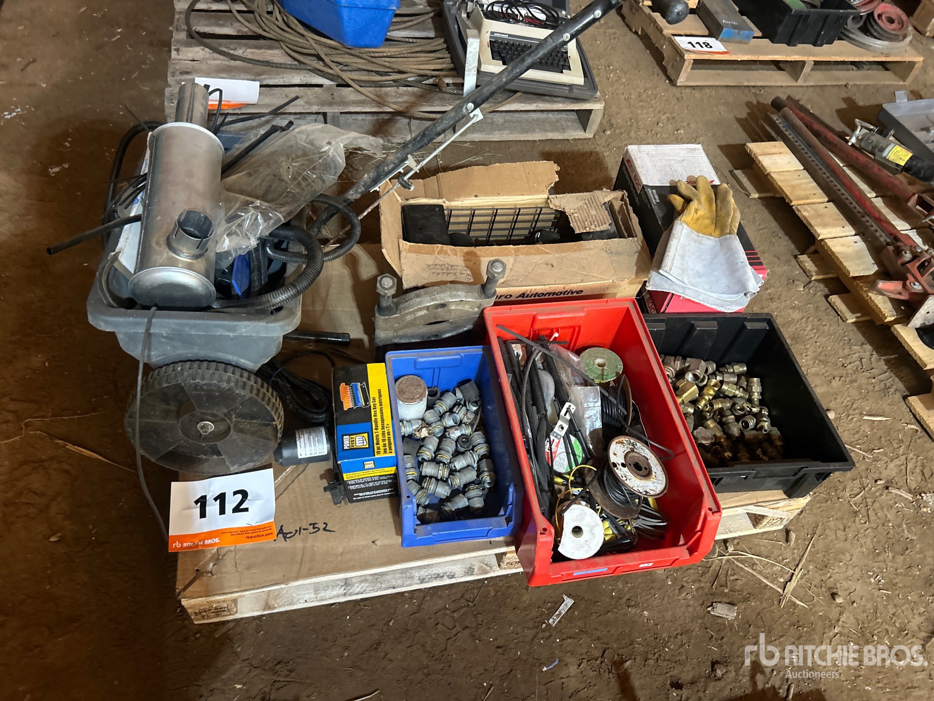 Welding Electrodes, Coupler & Fertilizer Spreader