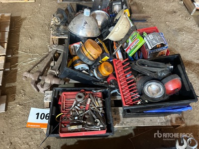 Table Vice, Head Lamp, Planer, O Rings, Amber Beacon Light & Staplers