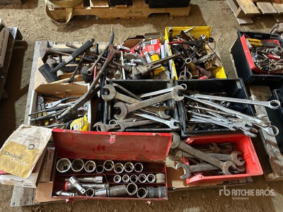 Quantity of Wrench, Hammer, & Sockets