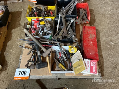 Quantity of Wrench, Hammer, & Sockets