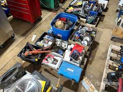 Lights, Grinding Disc, Engine Tune-Up Kit, Drill Bits, Wrench, Inline Air Shear, Pneumatic Spark Plug Cleaner
