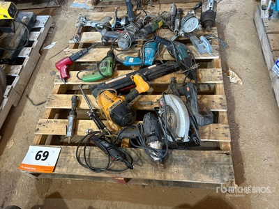 Grinder, Staple Gun, Circular Saw, Drill, Sander, Pnuematic Ratchet Wrench