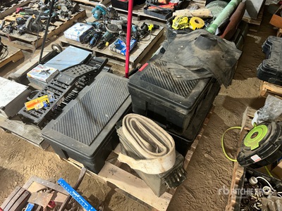 MasterCraft Floor Jack, Storage Lockers, Sling, Metal Crate