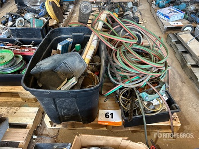 Hose, Welding Shield, Gloves, Straps, Gauges
