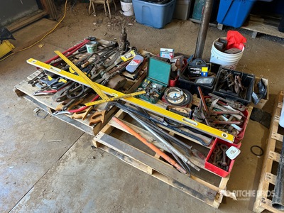 Handsaw, Level, Pipe Wrenches, Grinder Discs, Bolt Cutter, Drill Press , PryBar