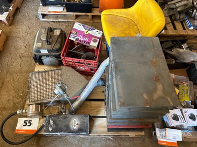 Dixie Motor Starter, Generator, Heater, Tractor Seat, Tool Boxes, Container Of Matches