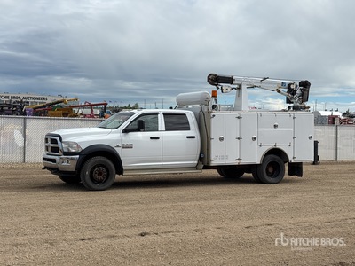 2018 Ram 5500 4x4 Crew Cab Service Truck
