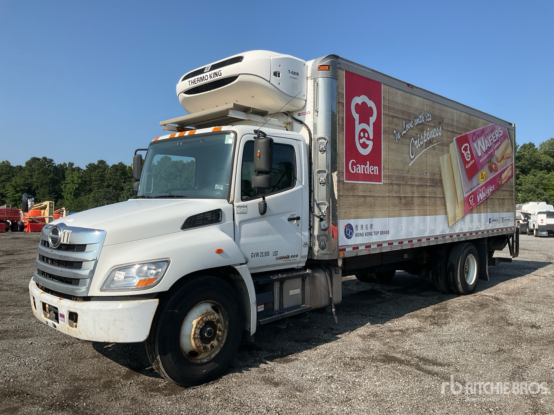 2017 Hino 338 4x2 Refrigerated Truck