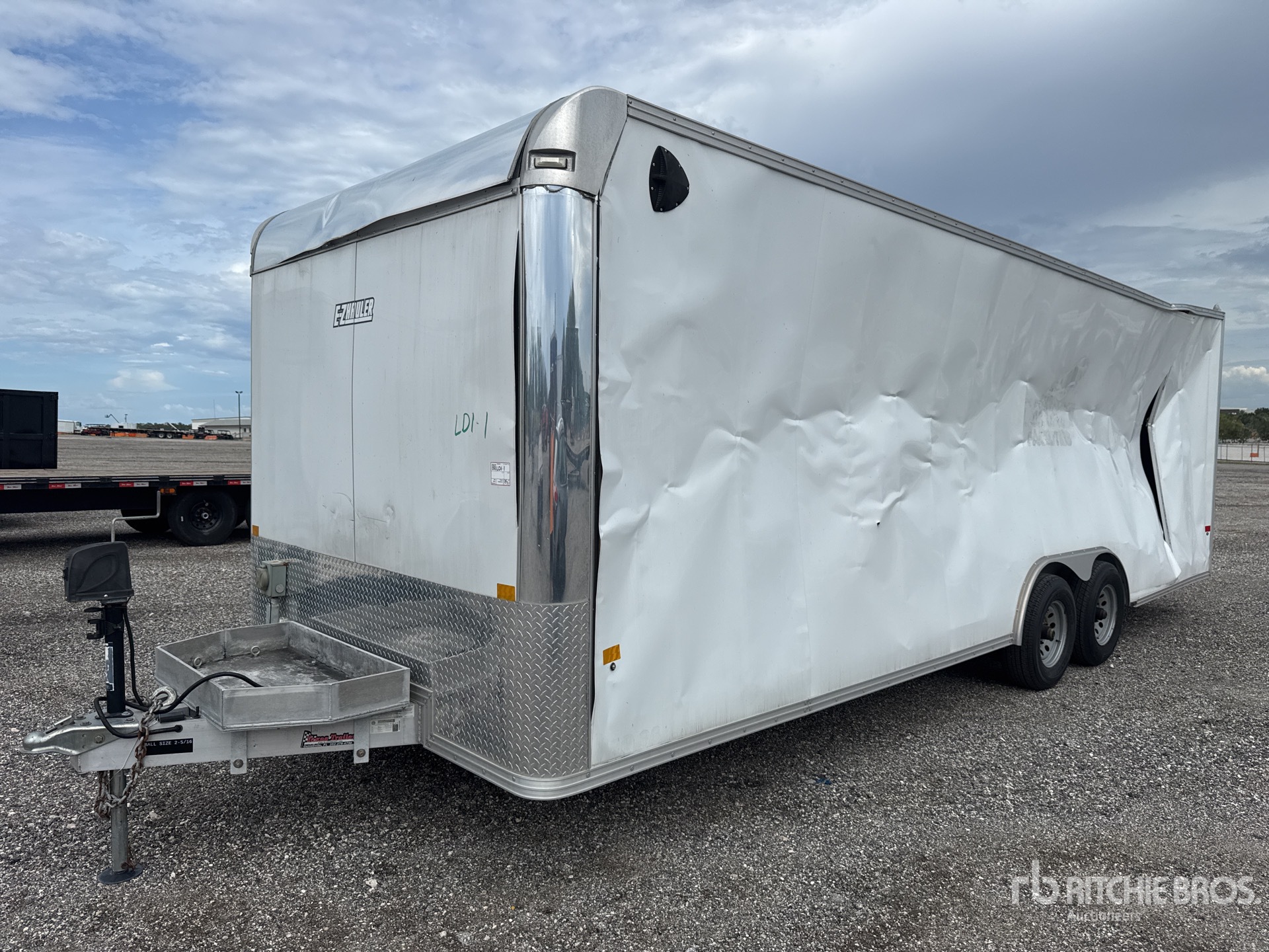2022 Alcom LLC 24 ft T/A Enclosed Trailer