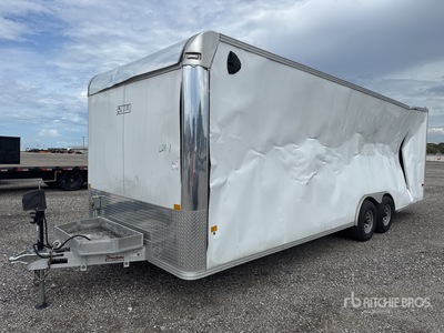 2022 Alcom LLC 24 ft T/A Remorque fermée