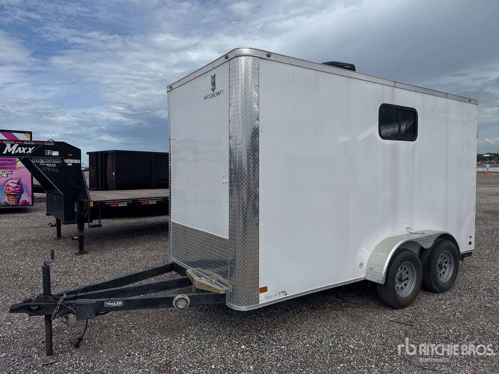 2023 Nationcraft 13 ft T/A Enclosed Trailer