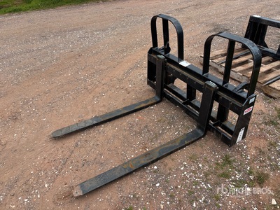 2024 Walco 48 in 5500 lb Q/C Pallet Fork Attachment (Unused)