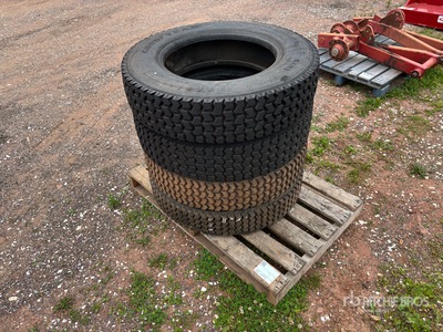 Quantity of (4) Goodyear 8R19.5 Tires