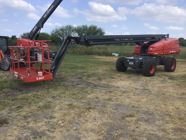 2018 Skyjack SJ66T 4WD Diesel Telescopic Boom Lift