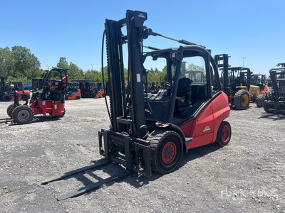 2005 Linde H50D 8450 lb Pneumatic Tire Forklift (Inoperable)